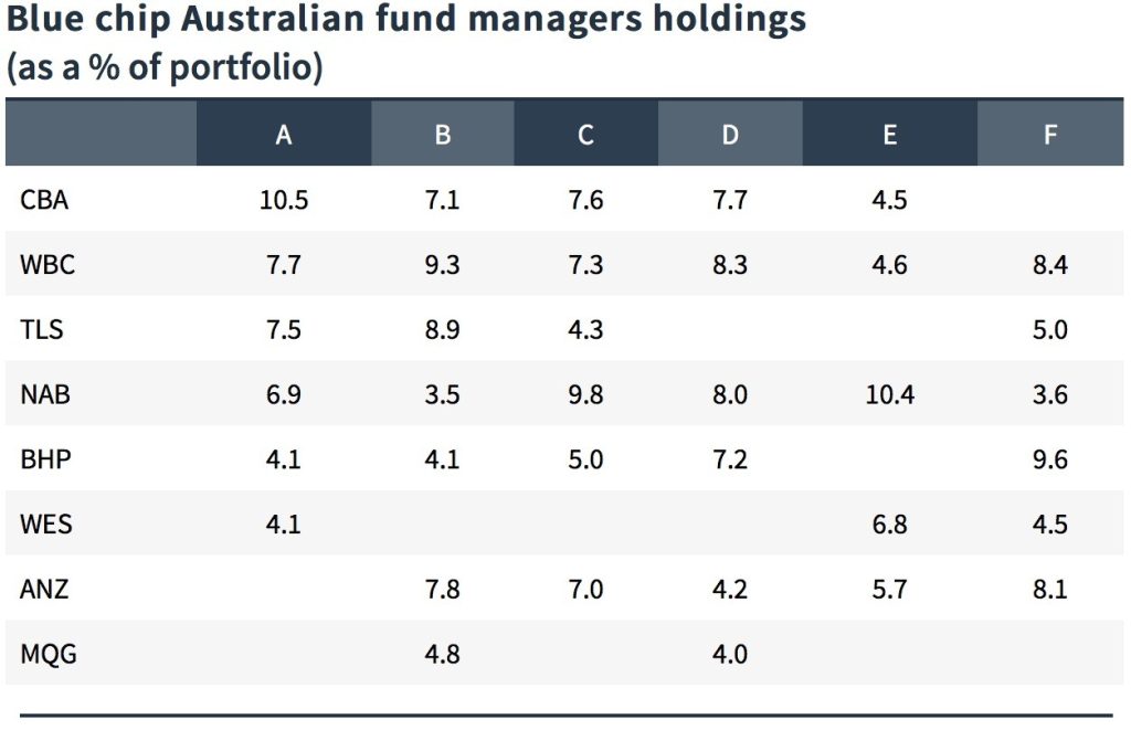 Blue Chip Australian Fund Manager Portfolios SMSF