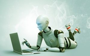 Robot on computer